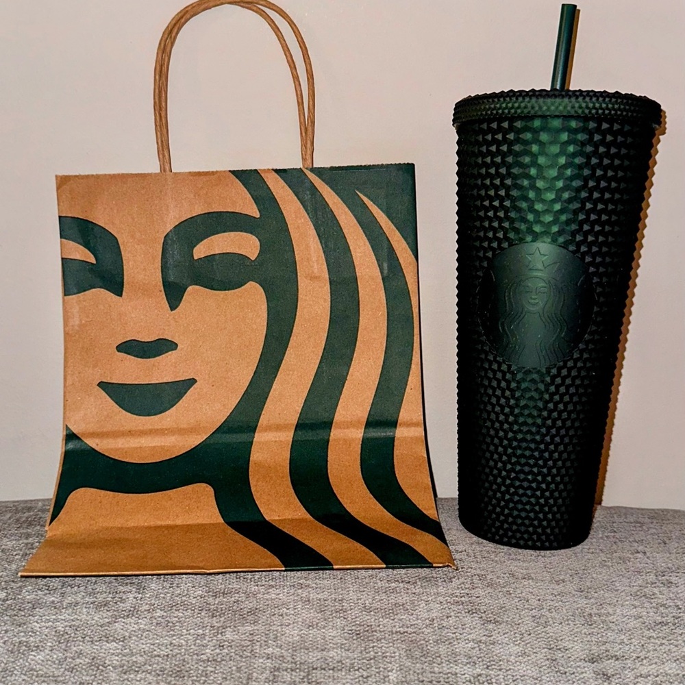 Starbucks Textured Black Tumbler